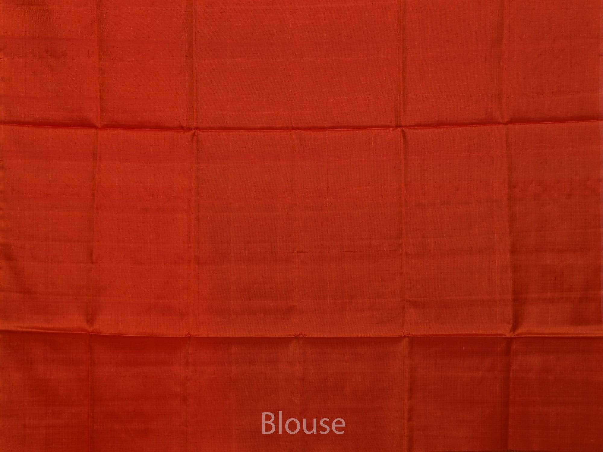 Rust Uppada Silk Handloom Saree with Raising Temple Design - Global Threads - Distacart