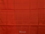 Thumbnail for Rust Uppada Silk Handloom Saree with Raising Temple Design - Global Threads - Distacart