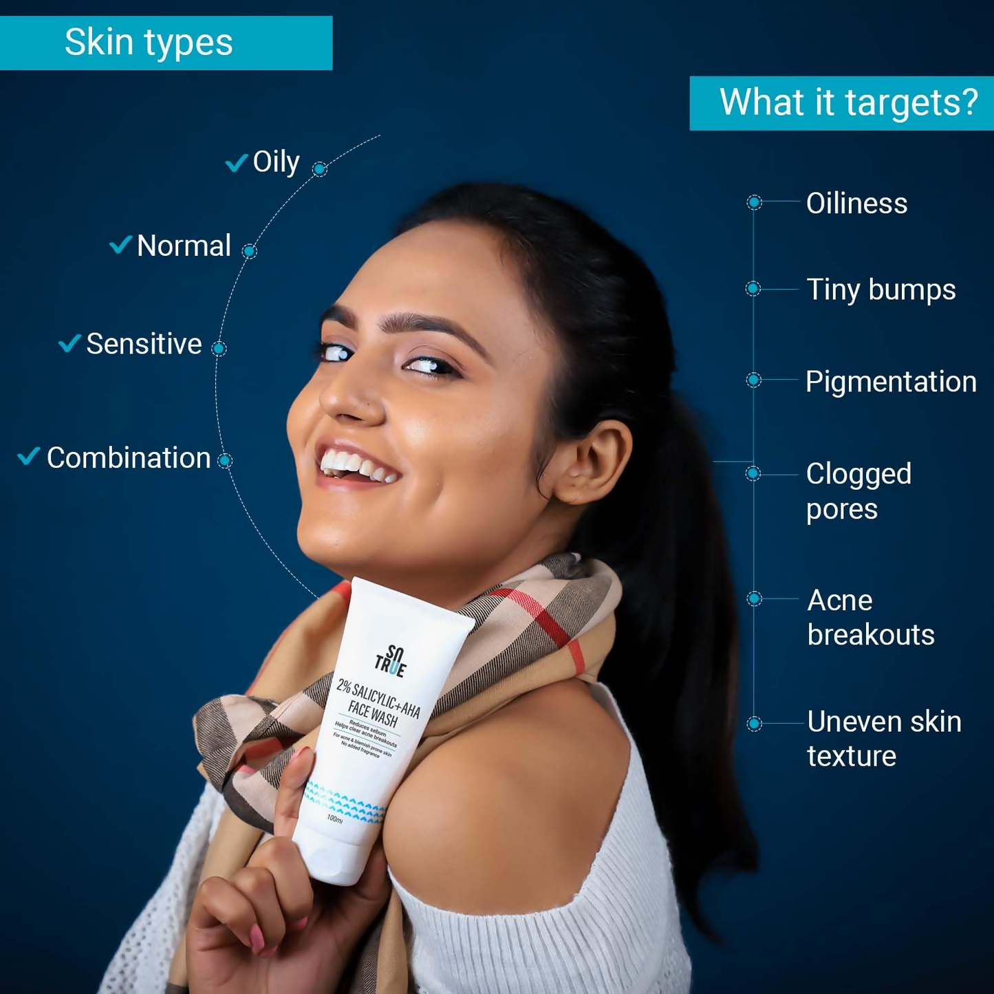 Sotrue 2% Salicylic Acid Face Wash - Distacart