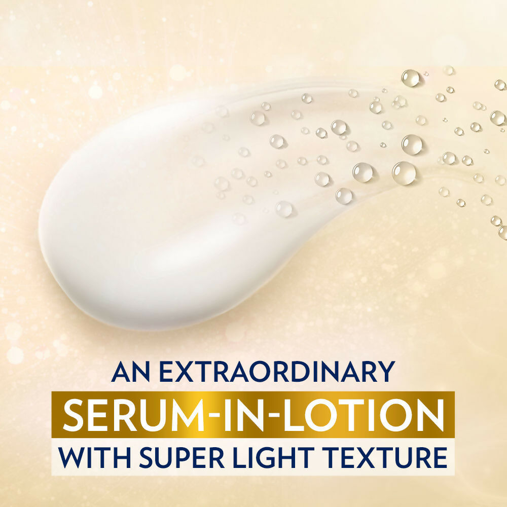Vaseline Healthy Bright Daily Brightening Body Lotion & Gluta-Hya Flawless Glow Serum-In-Lotion Combo - Distacart