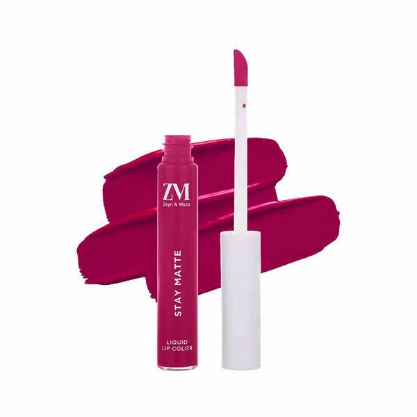 Zayn & Myza Stay Matte Liquid Lip Color - 05 Pink Pout - Distacart