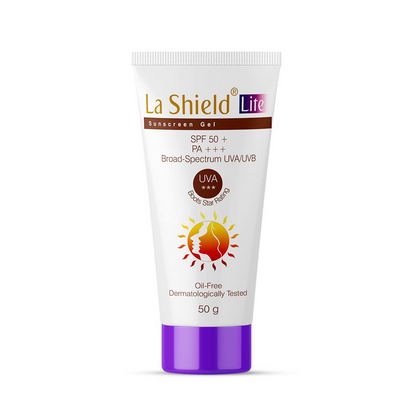 La Shield Lite SPF 50 PA+++ Mineral Sunscreen Gel - Distacart