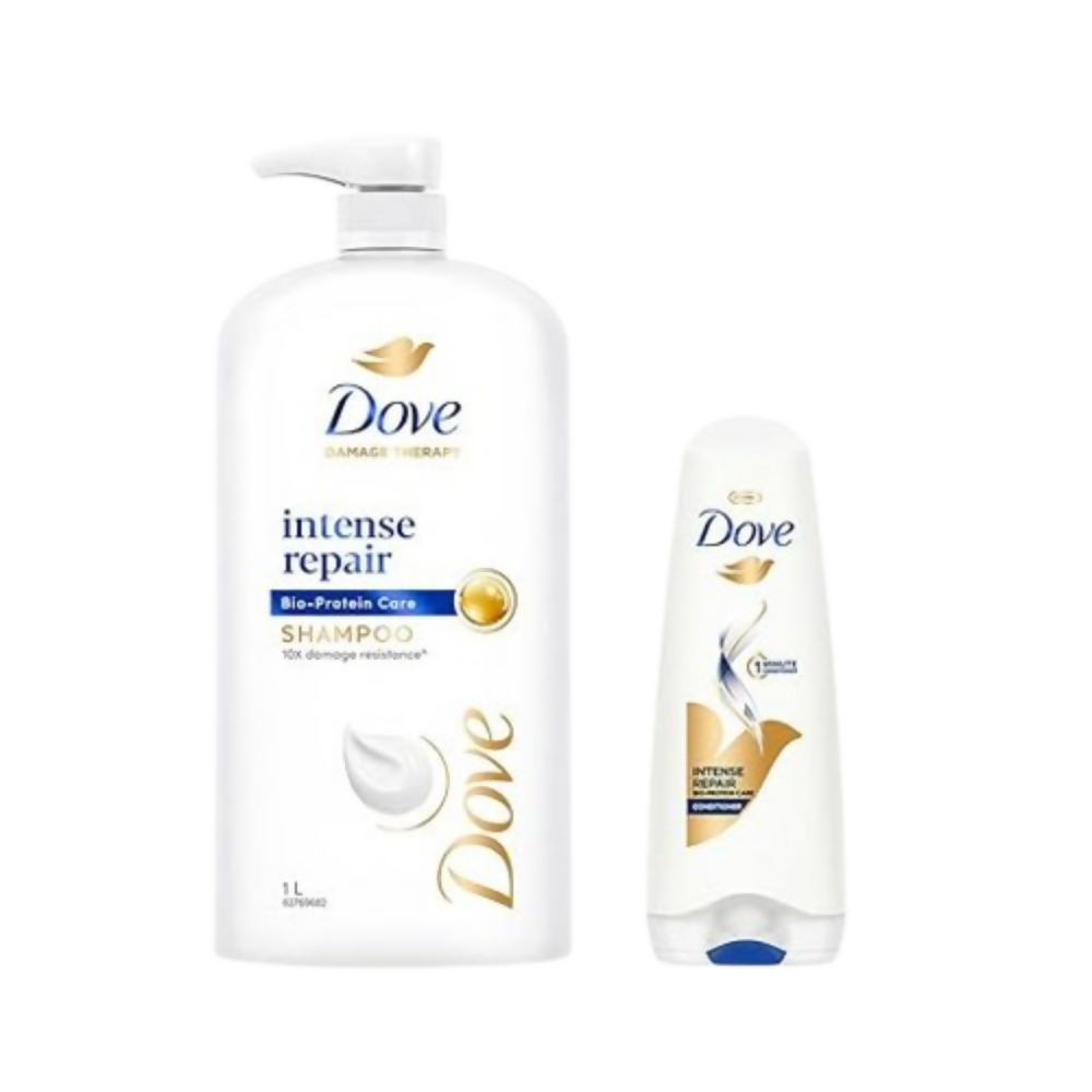 Dove Intense Hair Repair Shampoo & Conditioner Combo - Distacart