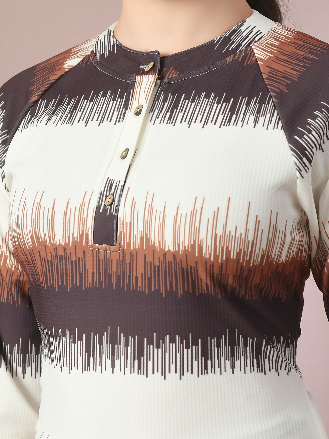 Myshka Women's Multi Embellished Raglan Sleeve Party Top - Distacart