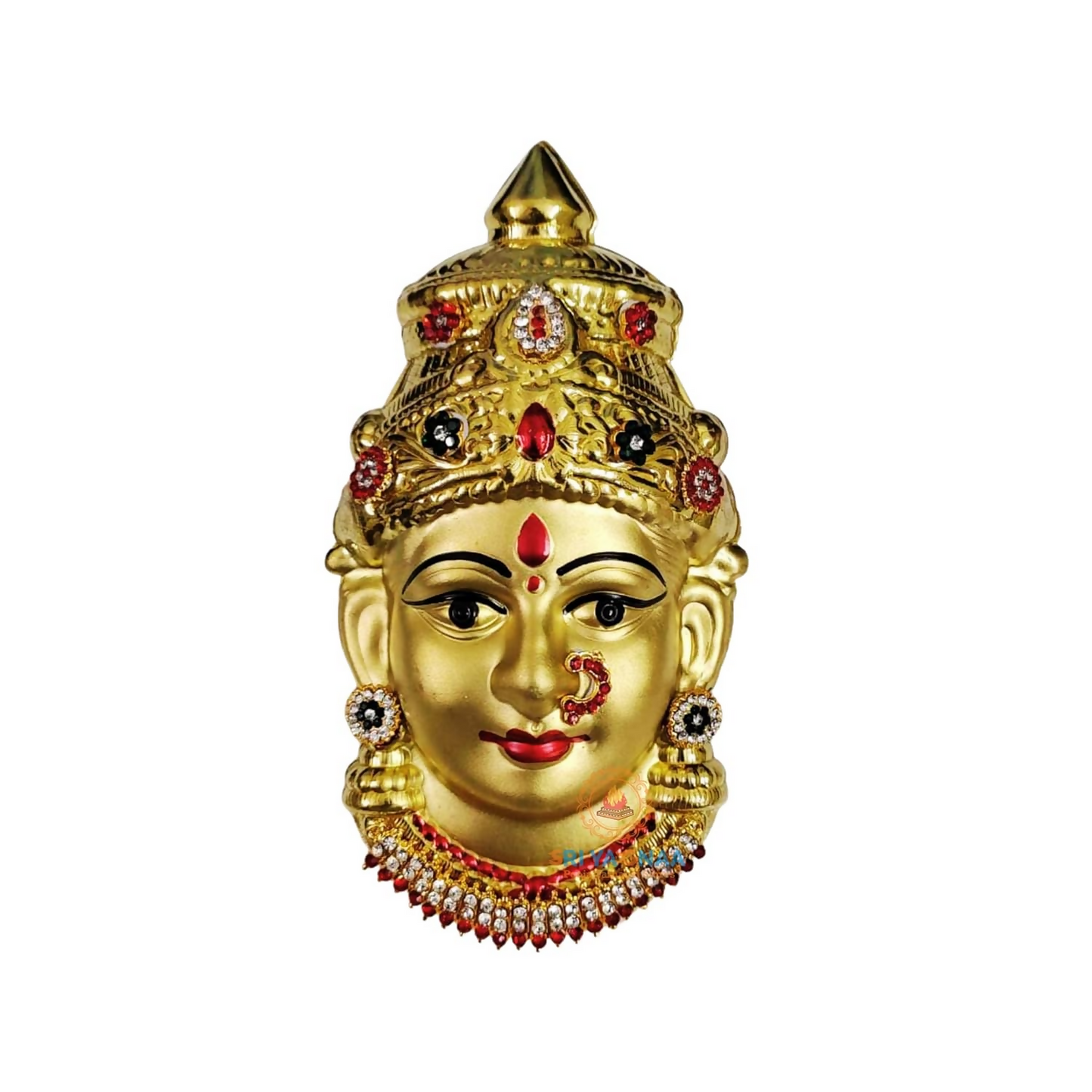 Brass Decorative Ammavari Face - Dista