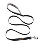 Thumbnail for Waggety Dog Leash - Durable Black Polyester, Length - 5Ft, Comfortable Grip, Stylish Pet Leash for Dogs