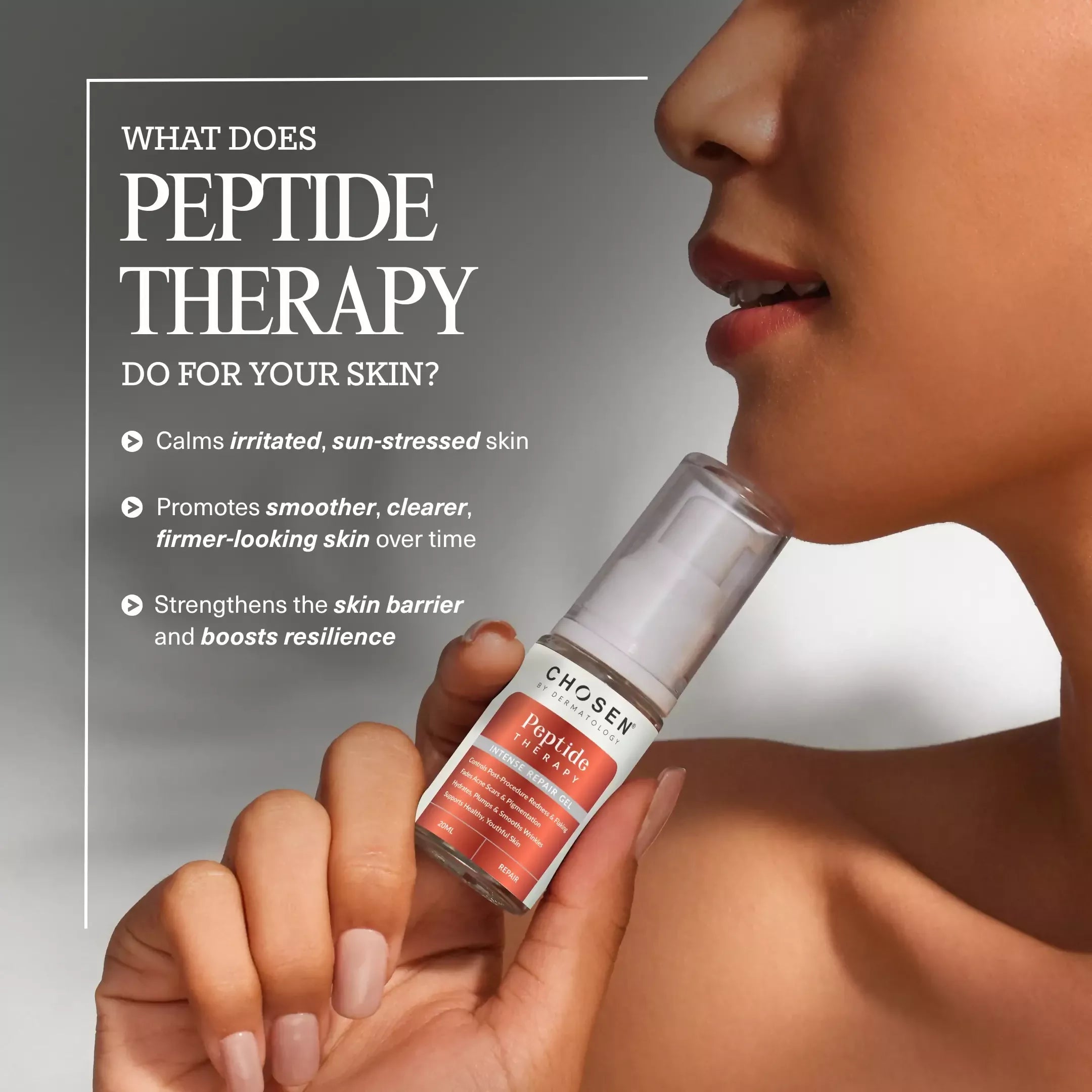 Chosen Peptide Therapy Intense Repair Gel - Distacart