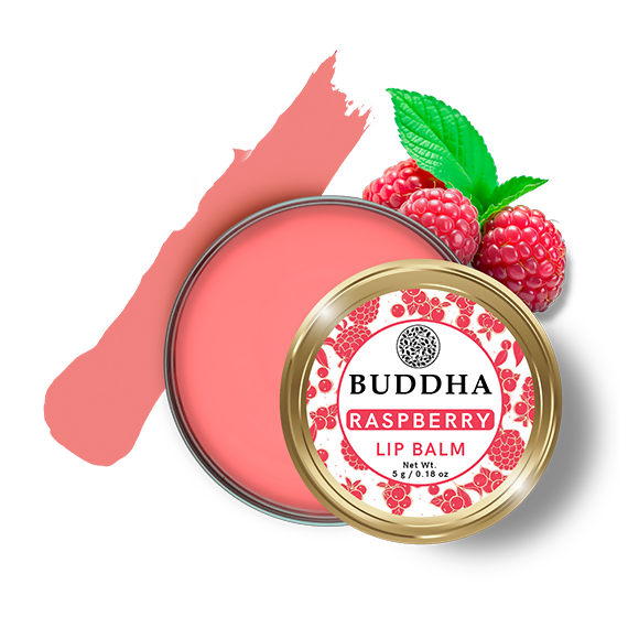Buddha Natural Berry Kiss Lip Balm With Raspberry - Distacart