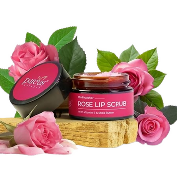 Pureus Herbals Madhuadhar Rose Lip Scrub - Dista