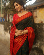 Thumbnail for Preksha Creation Banarasi Women Black Saree With Zari Work - Distacart