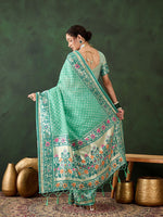 Thumbnail for Mitera Woven Design Zari Saree - Distacart