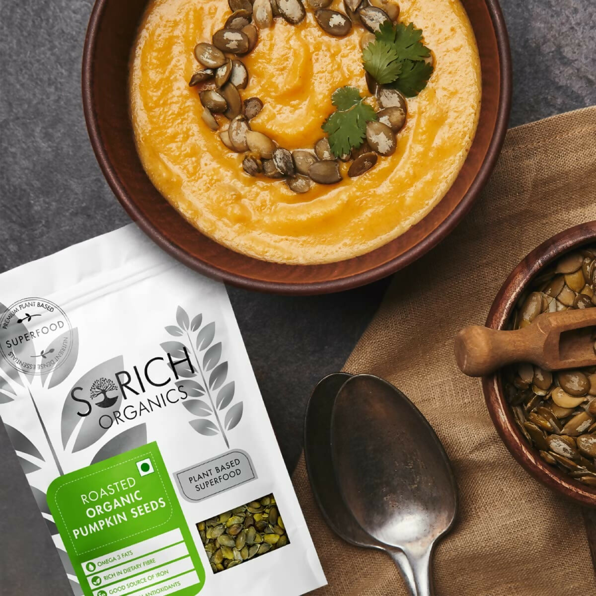 Sorich Organics Roasted Pumpkin Seeds - Distacart