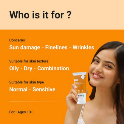 The Derma Co 1% Hyaluronic Sunscreen Aqua Gel with SPF 50 - Distacart