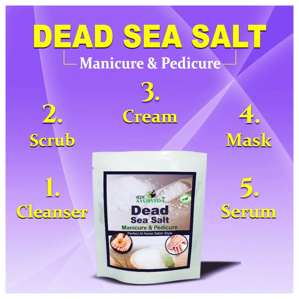 VedicAyurveda Dead Sea Salt Manicure & Pedicure kit - Dista