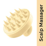 Thumbnail for Nykaa Naturals Scalp Massager Brush For Blood Circulation & Natural Hair Growth - Yellow - Distacart