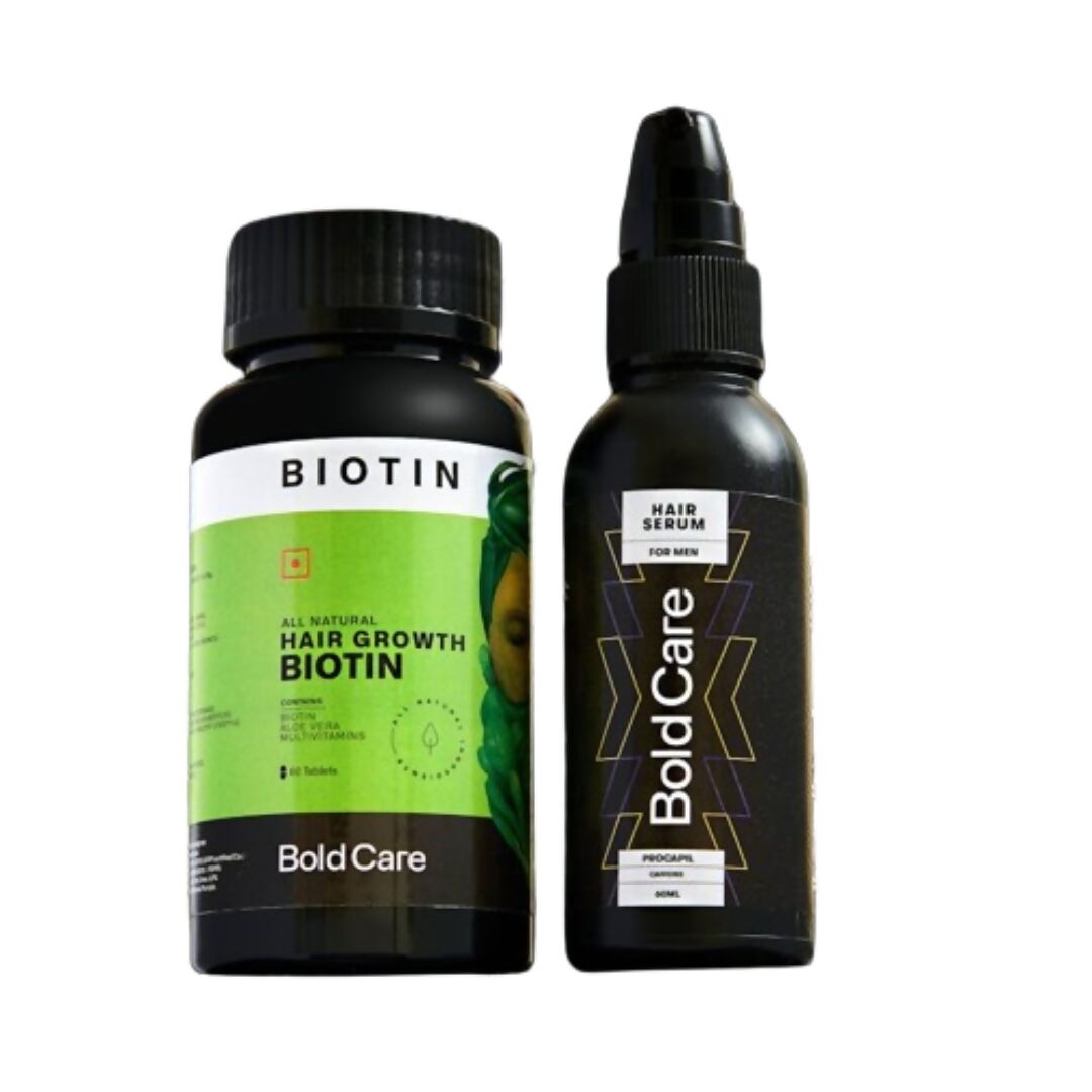Bold Care Procapil Hair Serum + Biotin Supplements Combo - Distacart