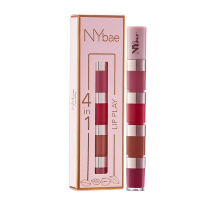 NY Bae 4 IN 1 Lip Play Liquid Lipstick - Pretty Pleasure - Distacart