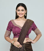 Thumbnail for Joban Fashion Women's Pink Embroidered Stitched Blouse