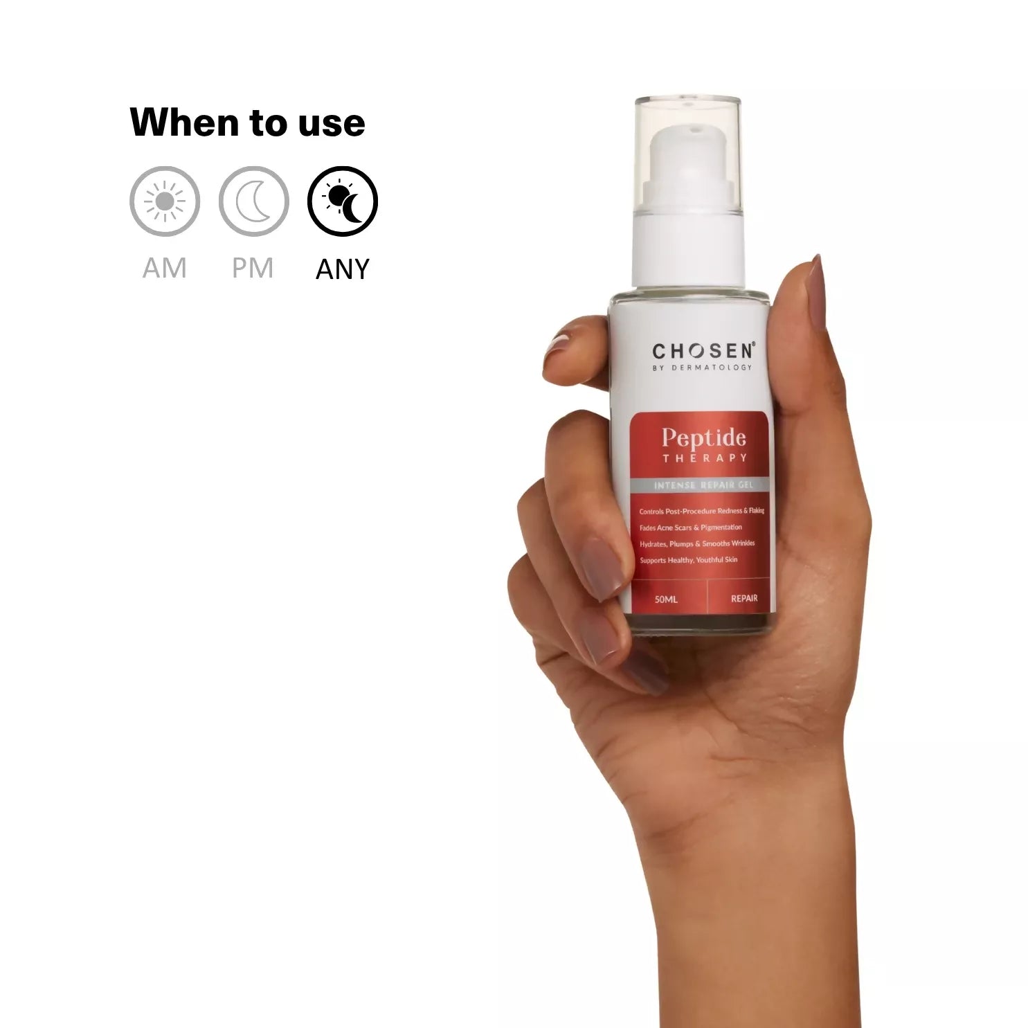 Chosen Peptide Therapy Intense Repair Gel - Distacart