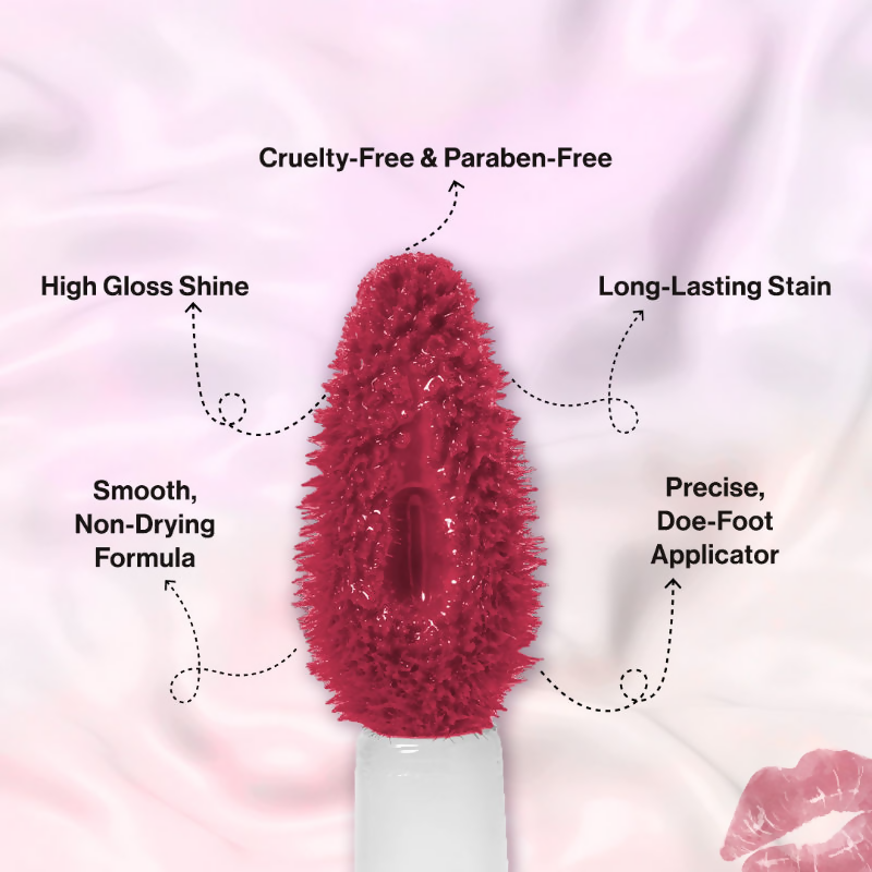 L.A. Girl Glossy Tint Lip Stain - Sheer Nightie - Distacart
