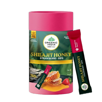 Organic India Sj Honey Sips - Strawberry - Distacart