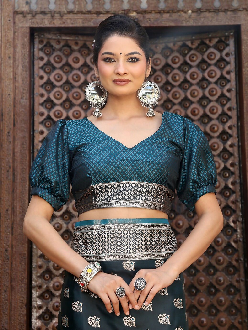 Astita Tarquice Silk Saree