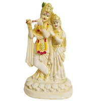 Thumbnail for Fabzone Resin Lord Radha Krishna Statue - Distacart
