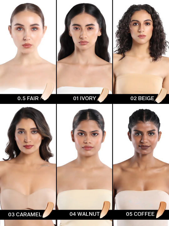 Flicka Cosmetics The Base Story Cream Foundation with SPF Waterproof Caramel - Distacart