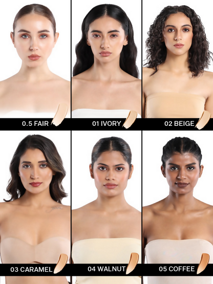 Flicka Cosmetics The Base Story Cream Foundation with SPF Waterproof Caramel - Distacart