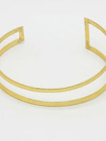Thumbnail for NVR Women Gold-Plated Western Cuff Bracelet - Distacart