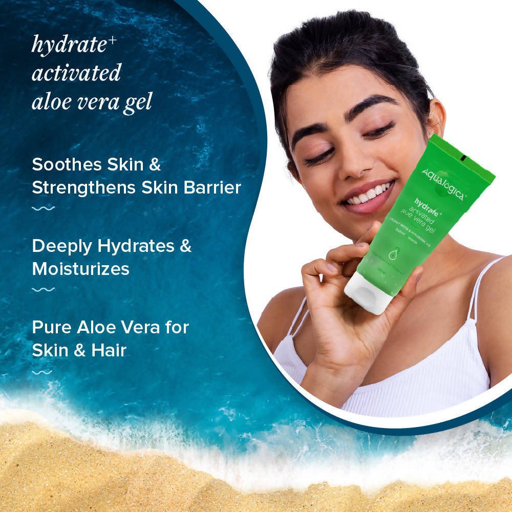 Aqualogica Hydrate+ Activated Aloe Vera Gel - Distacart