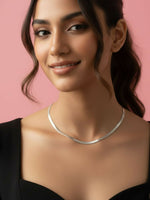 Thumbnail for NVR Women German Silver Oxidised Chain - Distacart