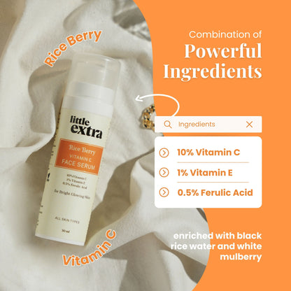 Little Extra Rice Berry 10% Vitamin C Face Serum - Distacart