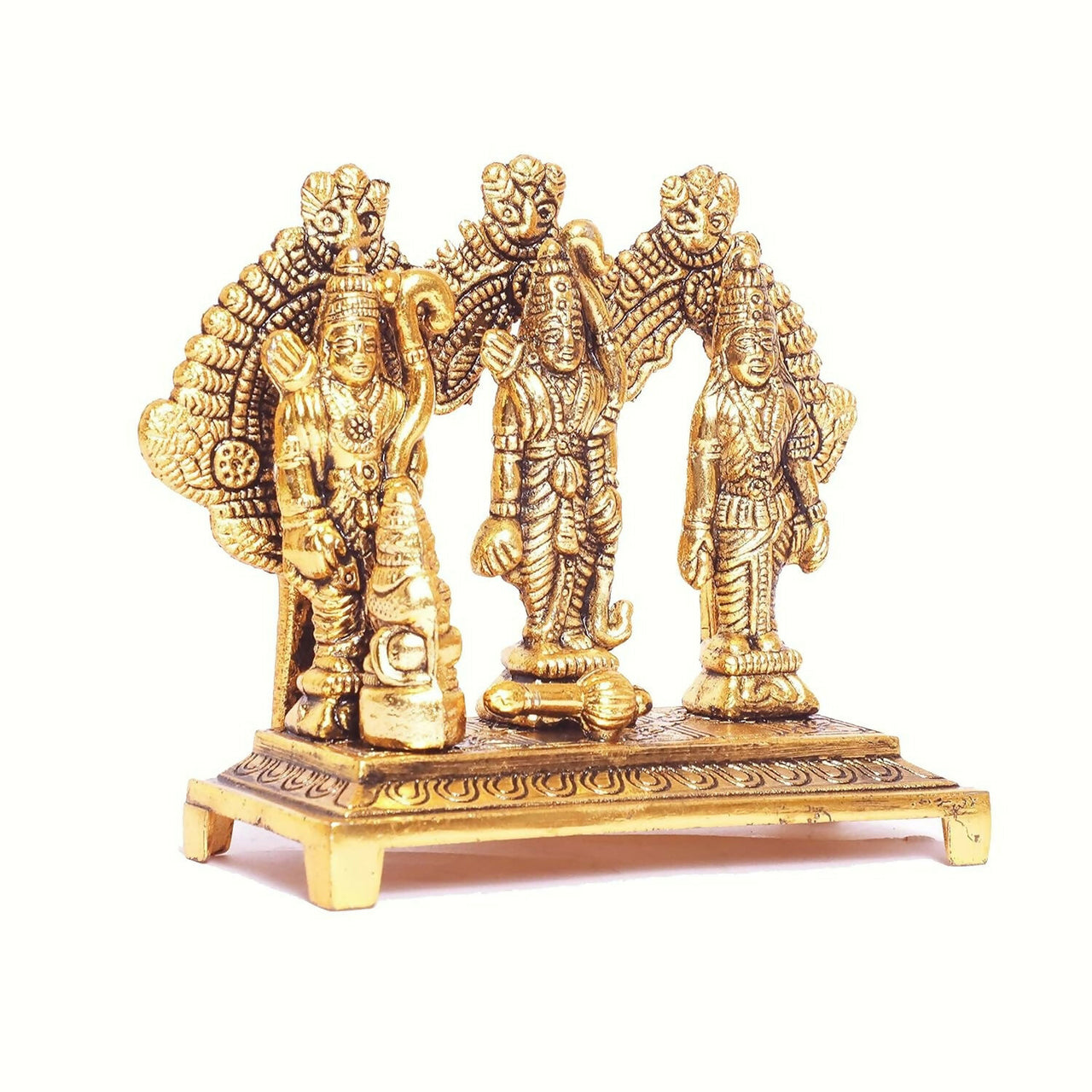 KridayKraft Shri Ram Darbar Metal Statue - Distacart