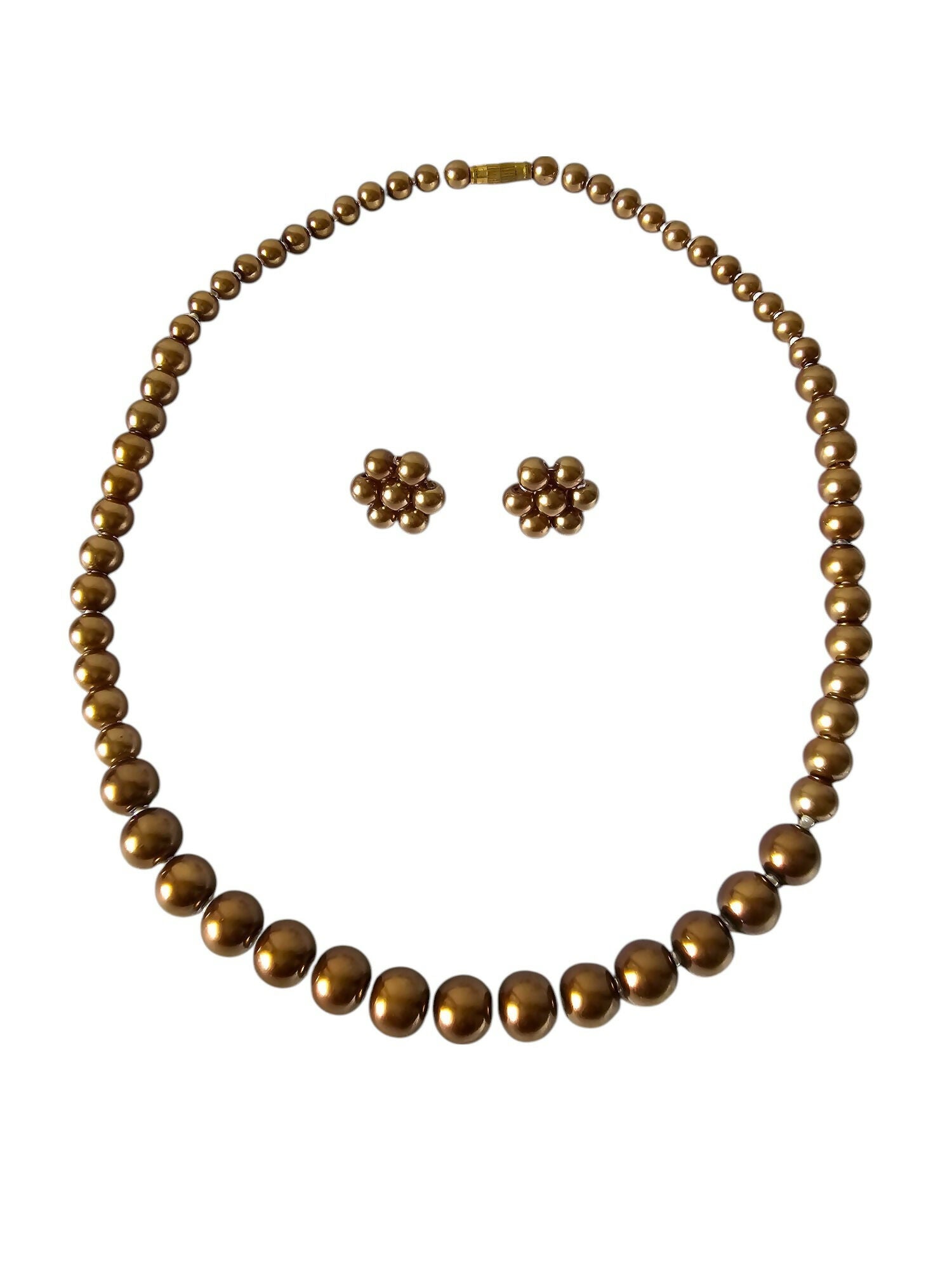 Inhanns Spectrum Everyday Pearl Sets - Single Strand - Light Chocolate - Distacart