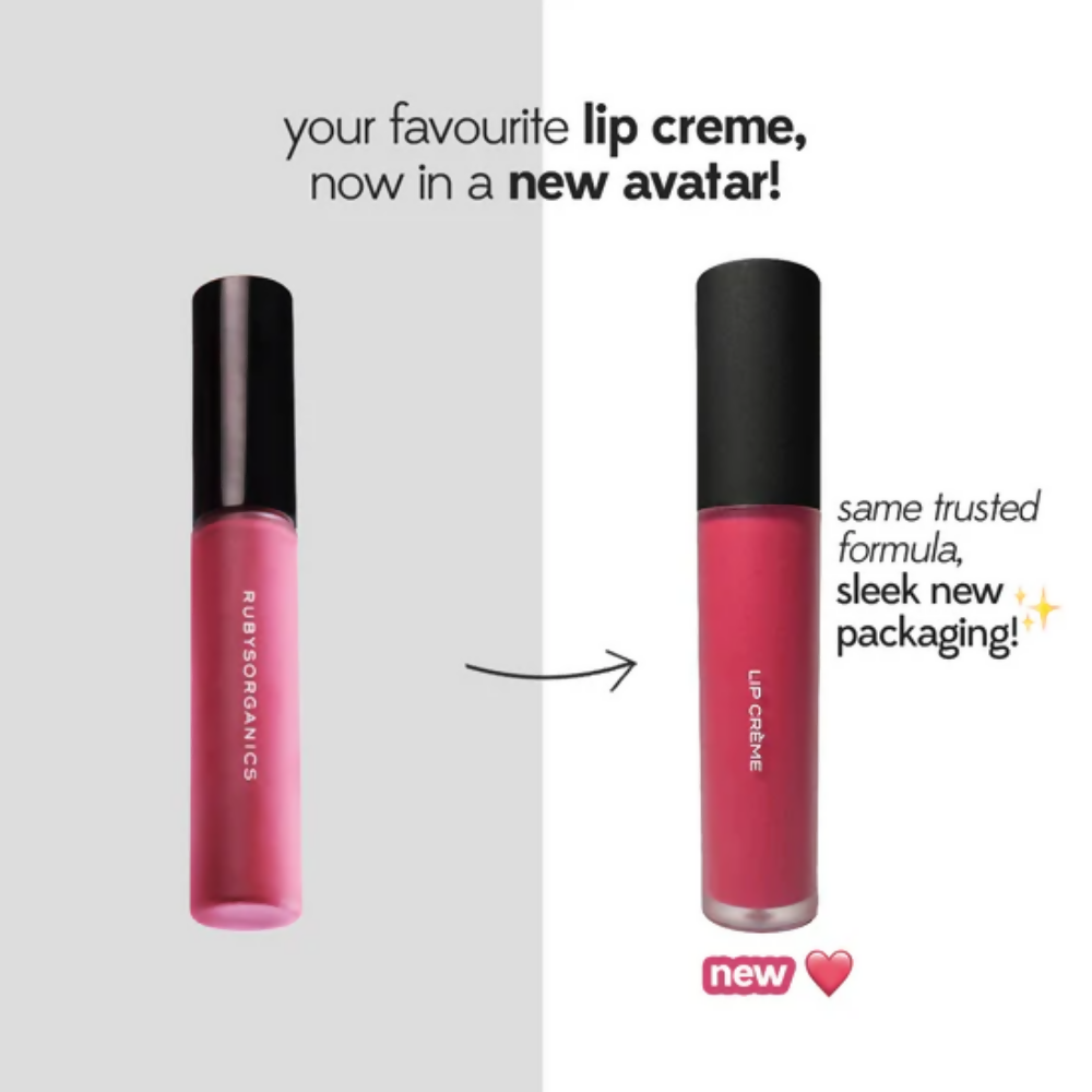 Ruby's Organics Lip Crème - Rosa - Distacart