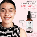 Thumbnail for Globus Remedies Glycolic & 1% Salicylic Acid Anti Acne Face Serum