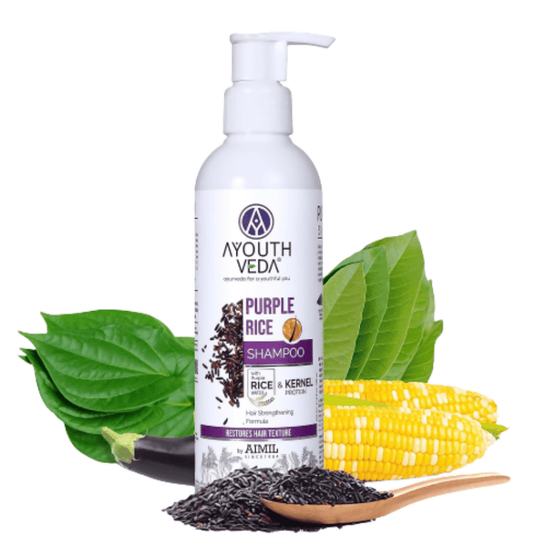 Ayouthveda Purple Rice Shampoo - Distacart