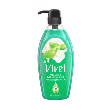 Vivel Aloe Vera & White Rose Scent Moisturizing Shower Gel - Distacart