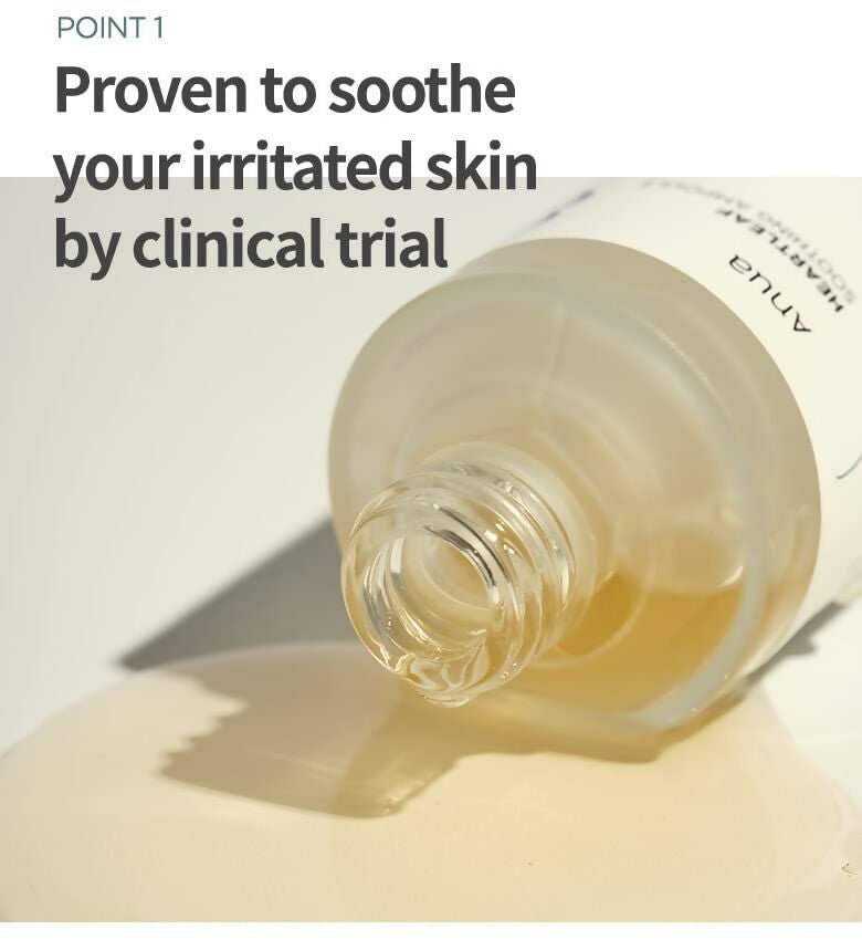 Anua Peach Heartleaf 80% Soothing Ampoule Highly Concentrated Skin Calm Serum - Korean Skincare - Distacart