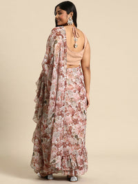 Thumbnail for Ahalyaa Women's Traditional wear Saree - Pink - Distacart