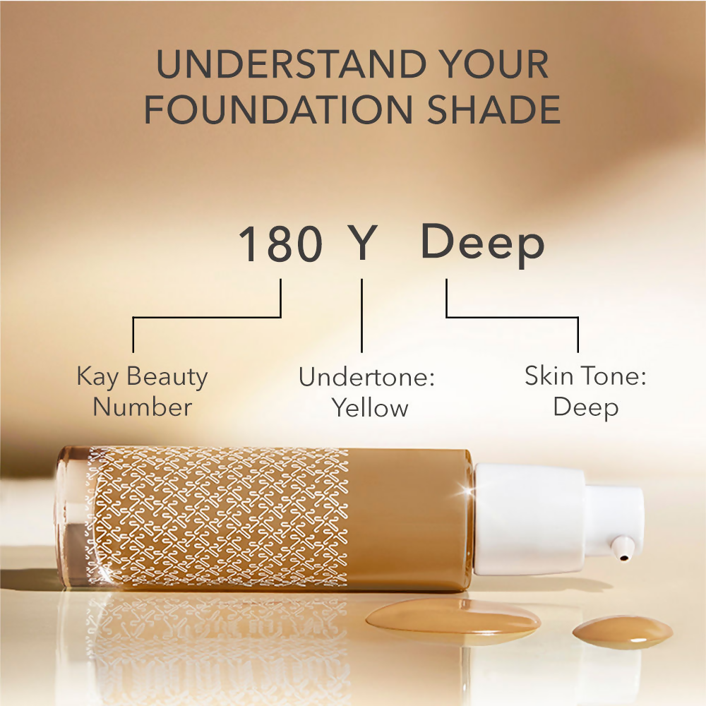 Kay Beauty By Katrina Kaif Hydrating Foundation - 180Y Deep - Distacart