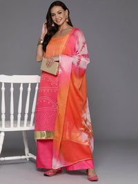 Thumbnail for Ahalyaa Women's Traditional wear Kurta Set - Pink - Distacart