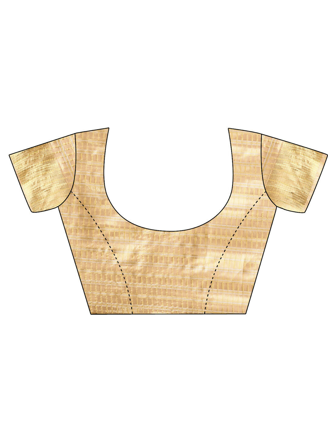Shree Shyam Fashion Organza Gold Saree - Distacart