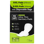 Thumbnail for Pee Safe Comfort Ultra Thin Sanitary Pads For Women (14 Pads) - Dista