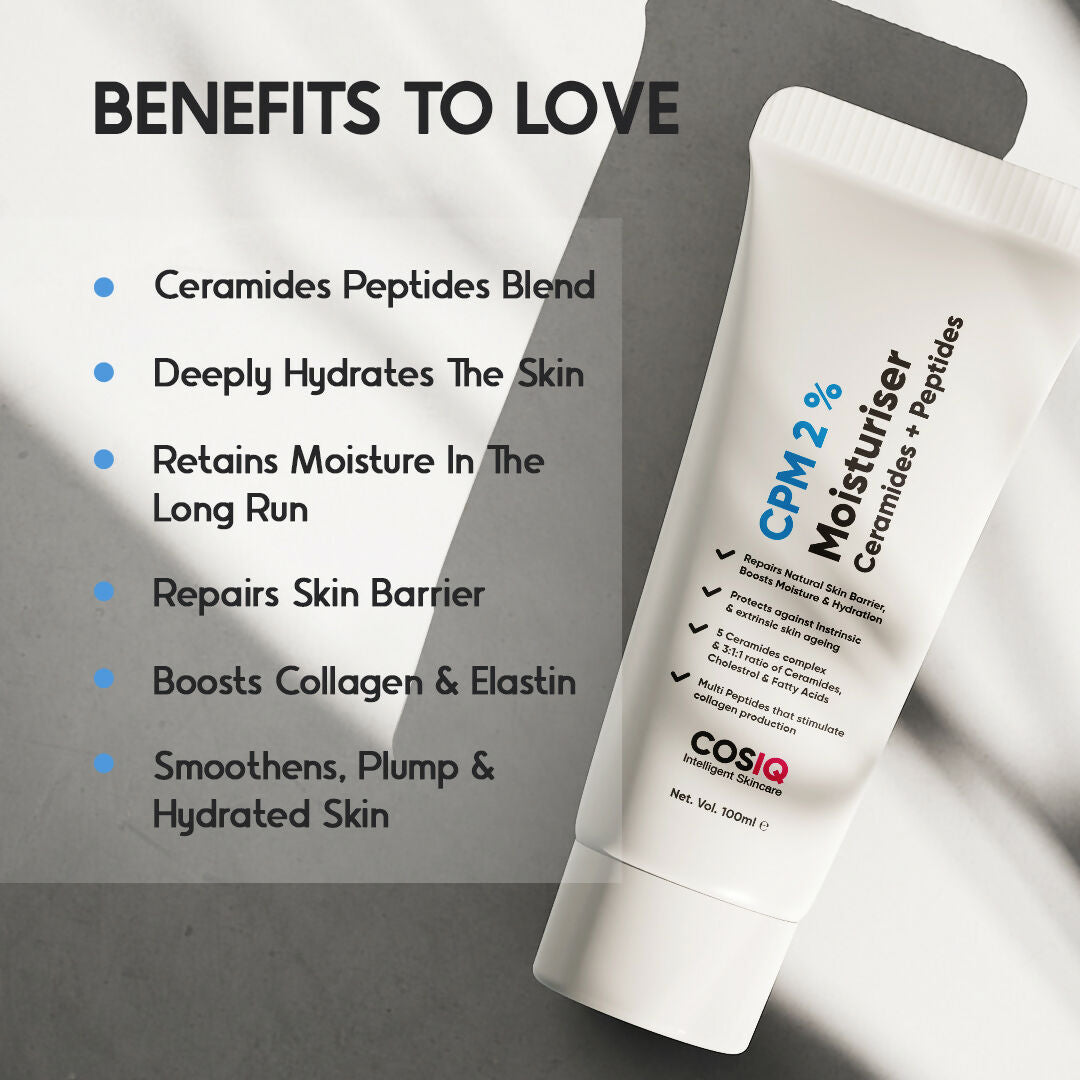 Cos-IQ CPM 2% Ceramides & Peptides Moisturizer - Distacart