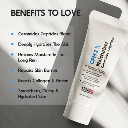 Cos-IQ CPM 2% Ceramides & Peptides Moisturizer - Distacart