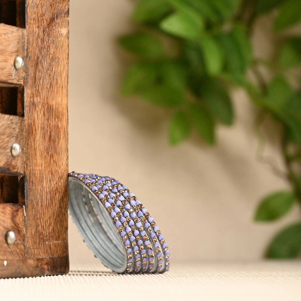 Afast Elegant Bridal & Wedding Party Fashion Bangle/Kada Set, Grey, Glass, Pack Of 12 Model No- A1 - Distacart