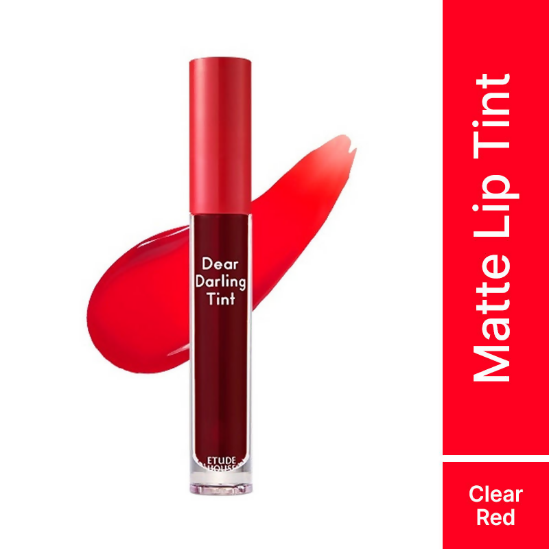 Etude House Dear Darling Water Gel Lip And Cheek Tint Lipstick - Real Red - Distacart