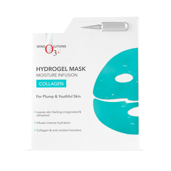 Professional O3+ Collagen Hydrogel Facial Mask For Bright & Plump Skin - Distacart